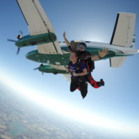 can you skydive by yourself for the first time