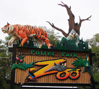 Potter Park Zoo sign