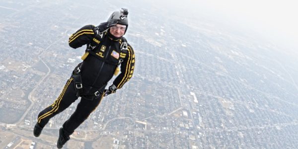 solo skydiving