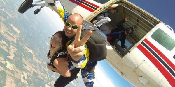 Tandem skydiving with Skydive Tecumseh