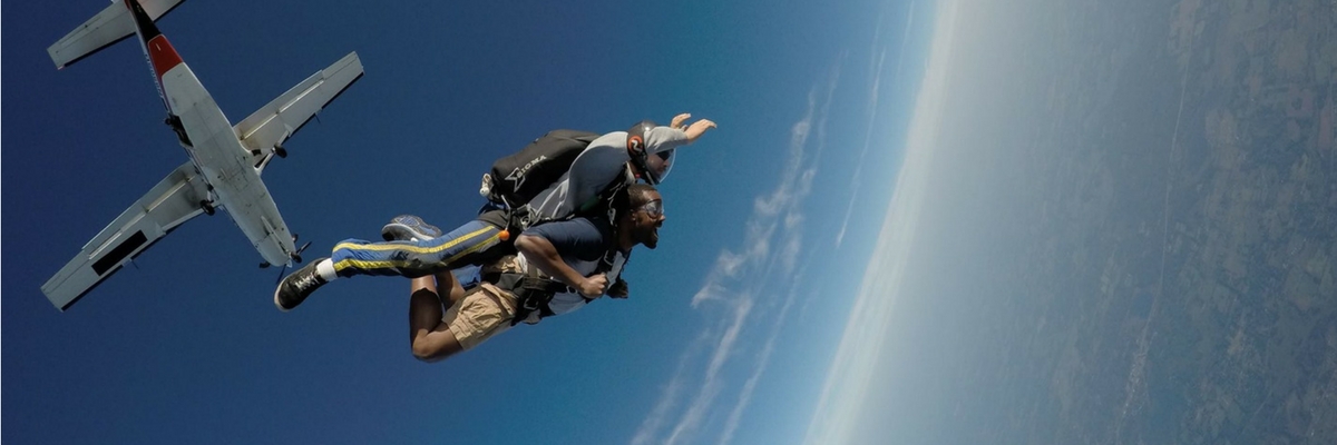 Feeling weightless in freefall with Skydive Tecumseh