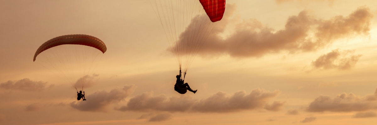 skydiving-at-dusk