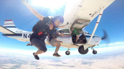 solo skydiving