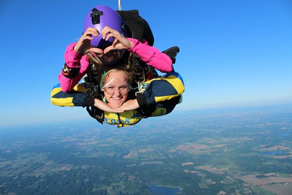 how long skydiving takes