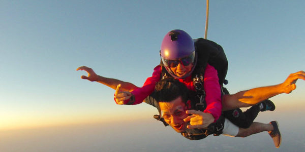 is skydiving like therapy