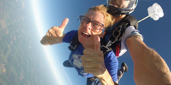 Skydiving with Glasses or Contacts