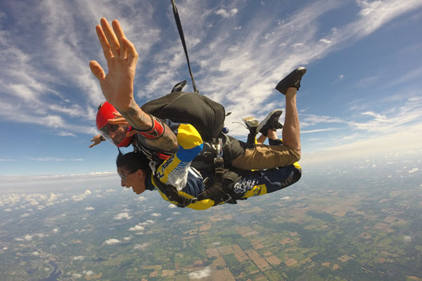 Tandem Skydiving at Skydive Tecumseh