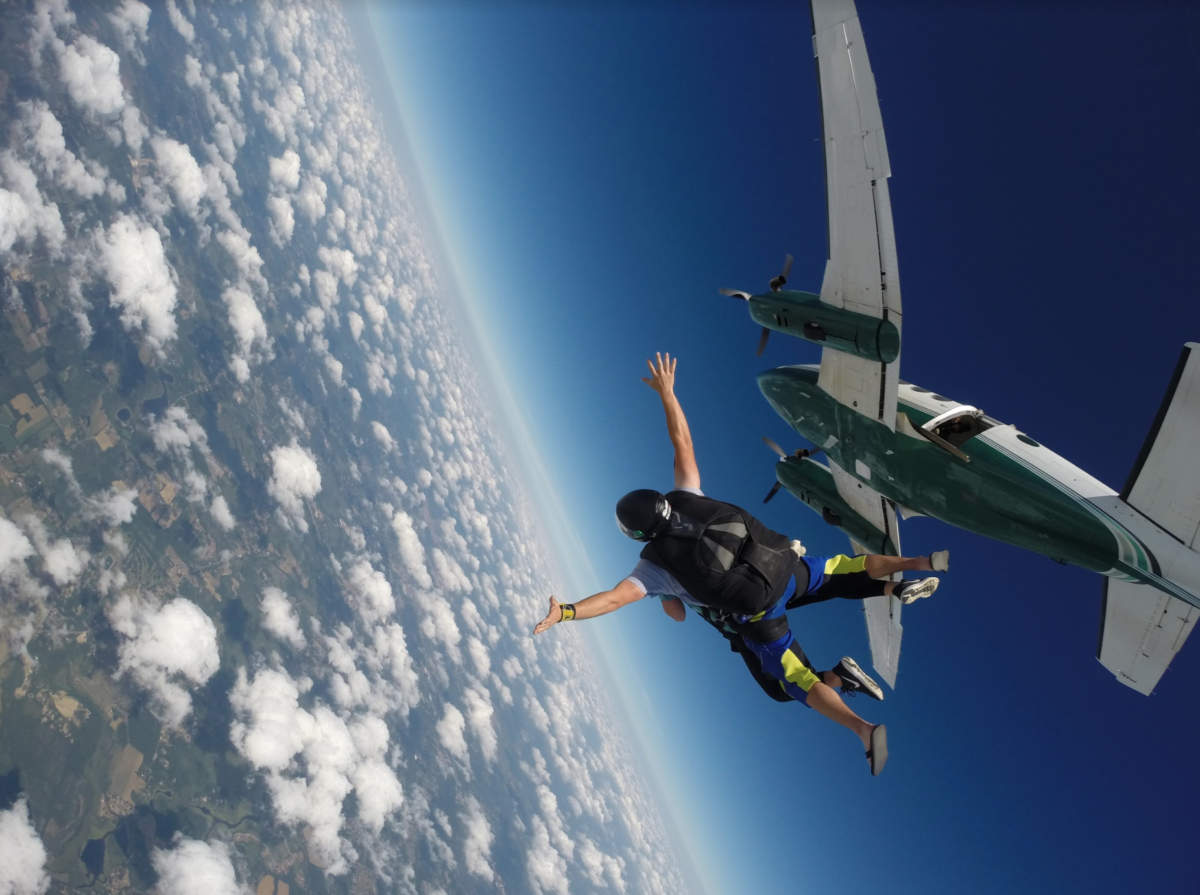 what does skydiving feel like