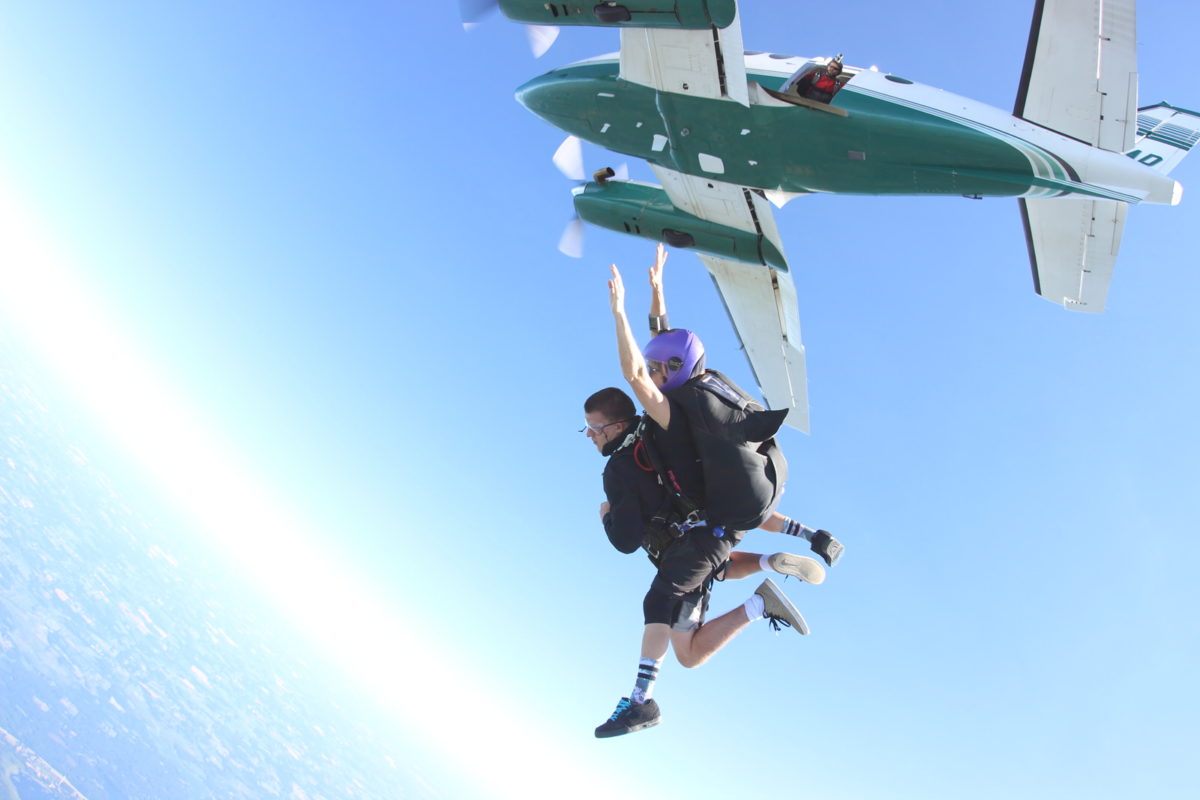 skydiving on a budget