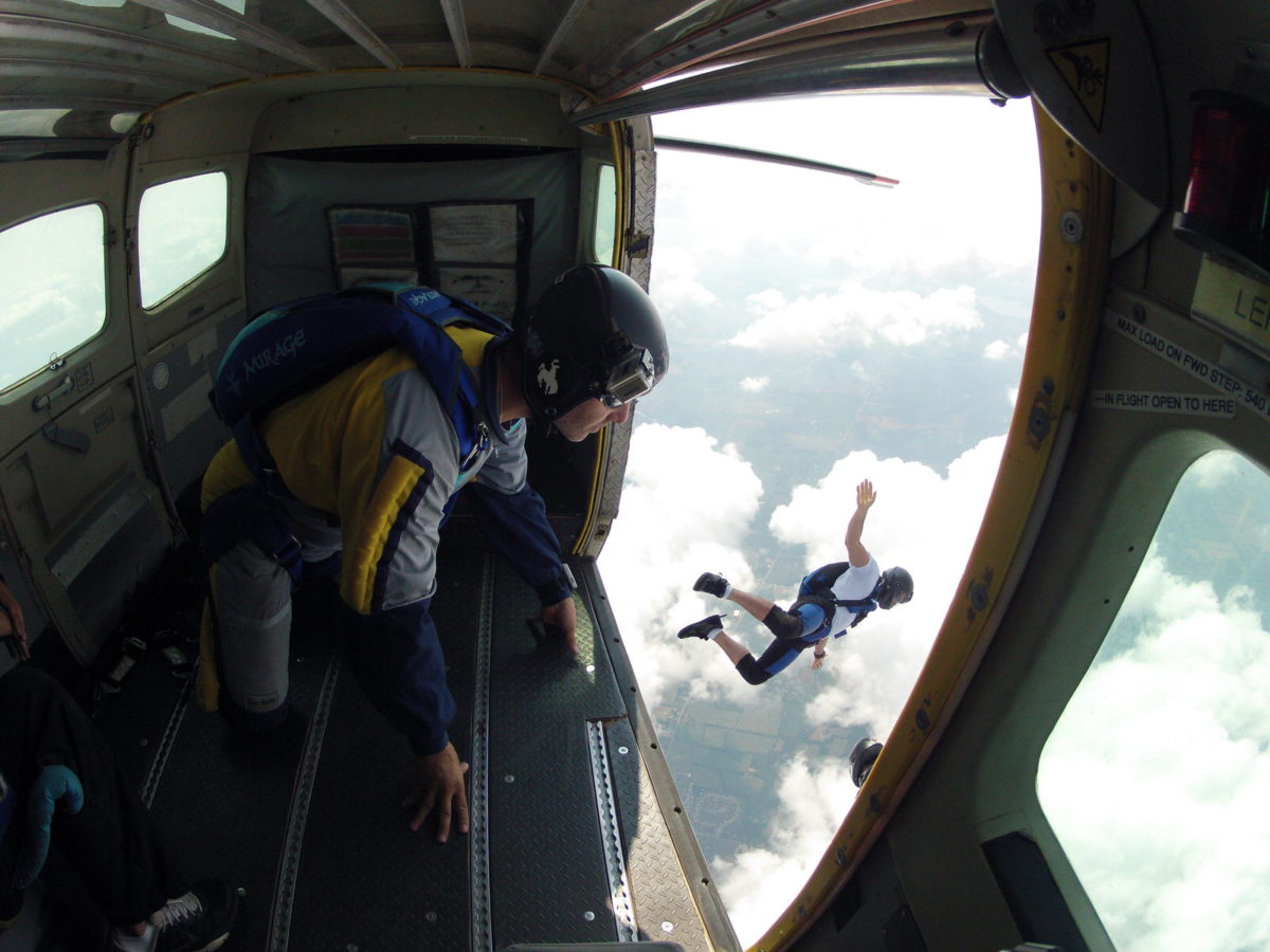 Skydiving Solo