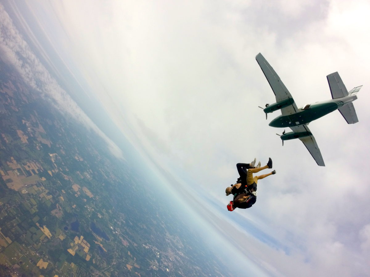 skydiving experience