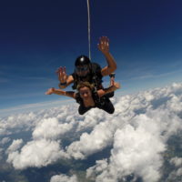 words to describe skydiving