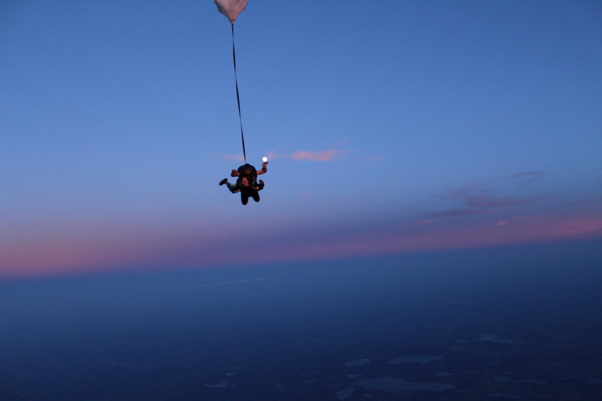 skydiving as therapy