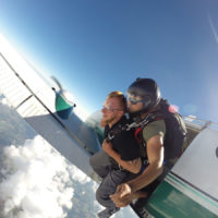 skydiving exit
