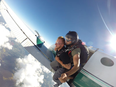 passing out while skydiving