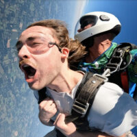 motion sickness skydiving